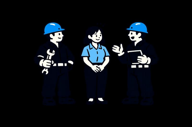 Consulenza tecnica con il cliente sull'impianto